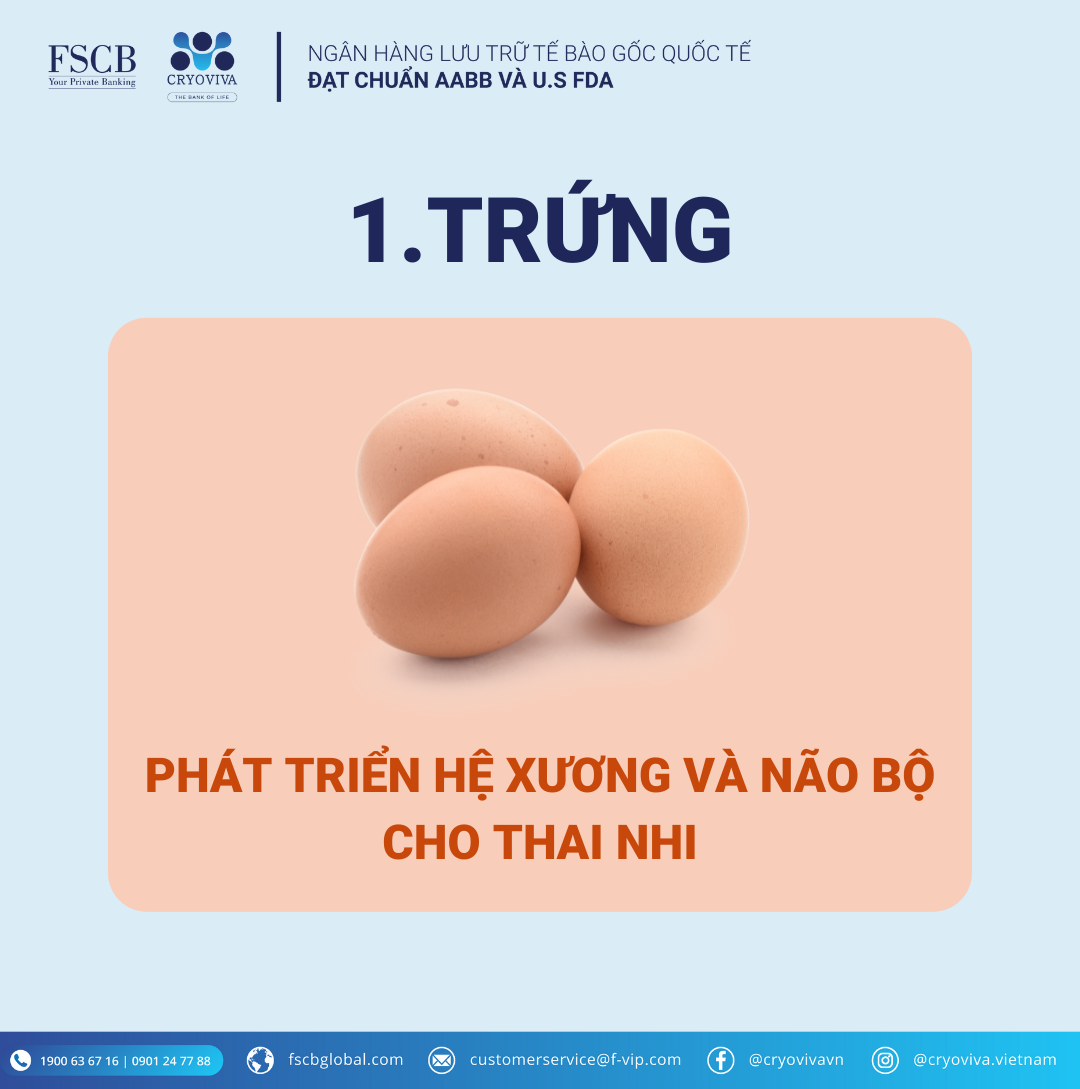 thực phẩm tốt cho mẹ bầu